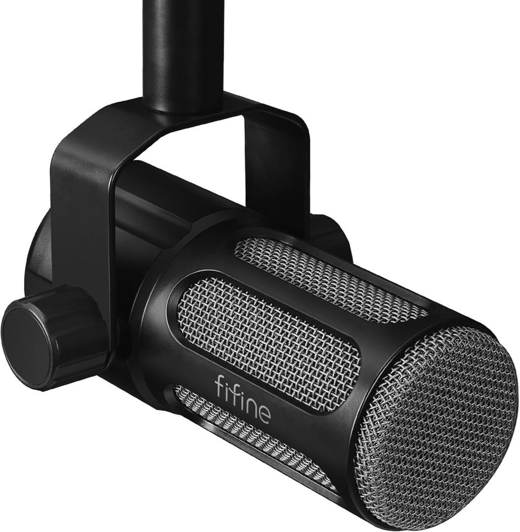 FIFINE XLR 高性能 ダイナミックマイク XLR端子のみ搭載 同