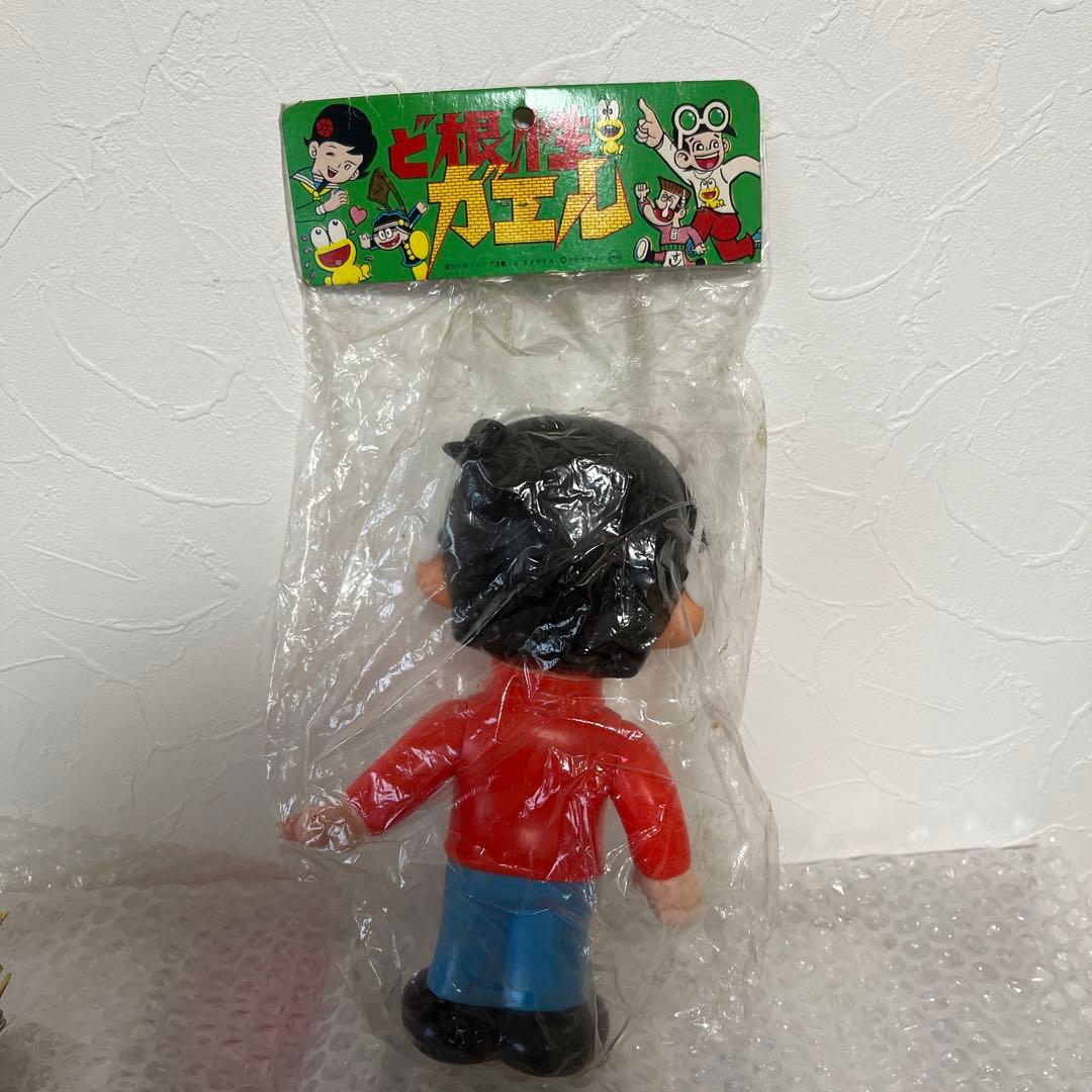 ⚠️デッドストック　ど根性ガエル　ひろし　ソフビ　昭和レトロ　放送当時物