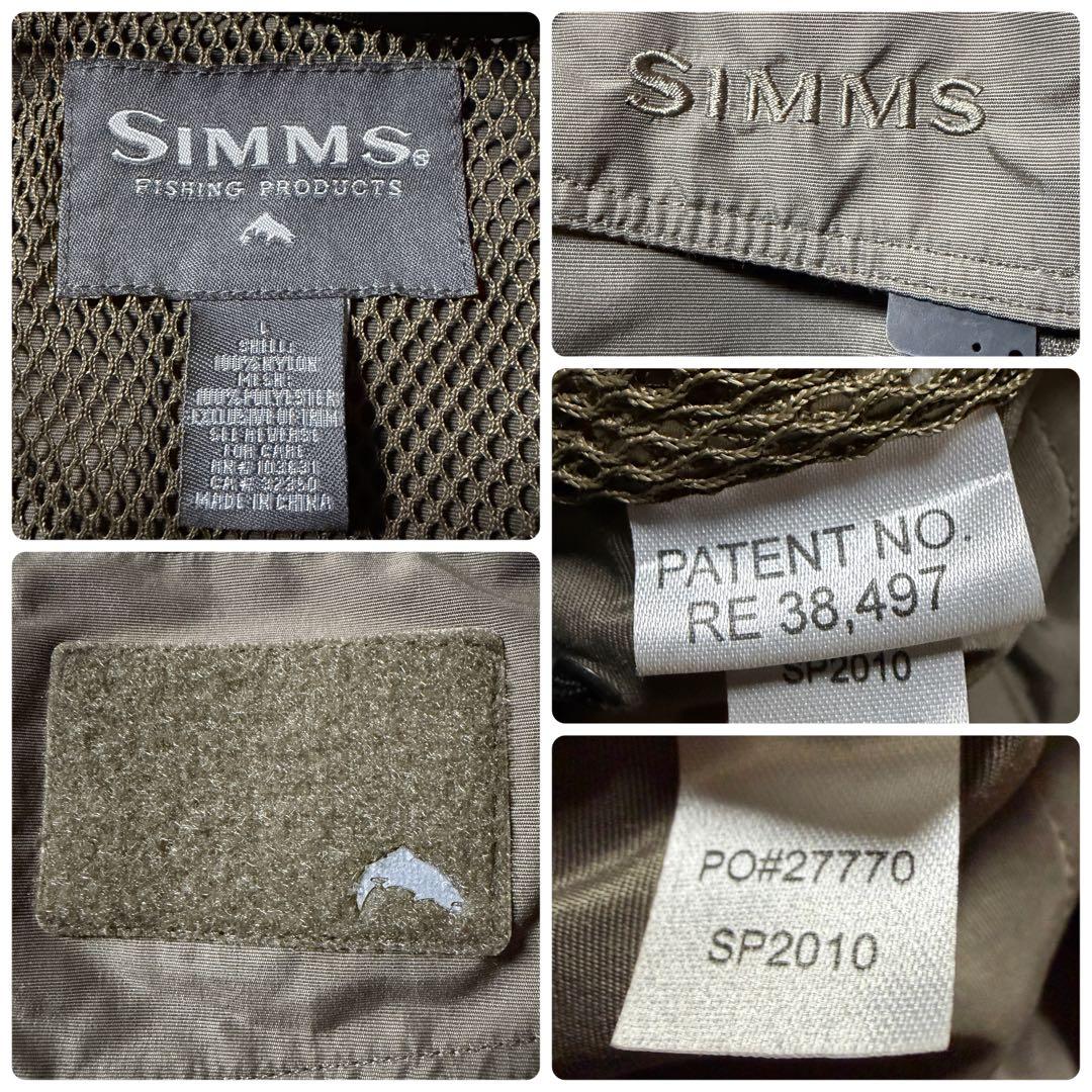 美品■simms フィッシングベスト　ガイドベスト　RE38497 L