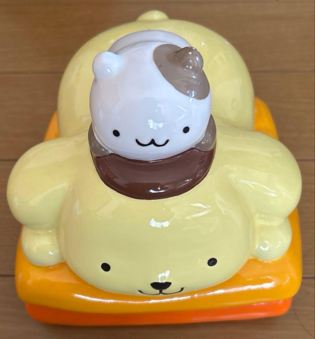 ポムポムプリン 陶器製　貯金箱
