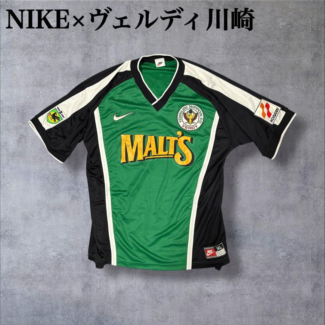 超希少▲90s ナイキ ヴェルディ川崎 ユニフォーム1998 サントリー　モルツ