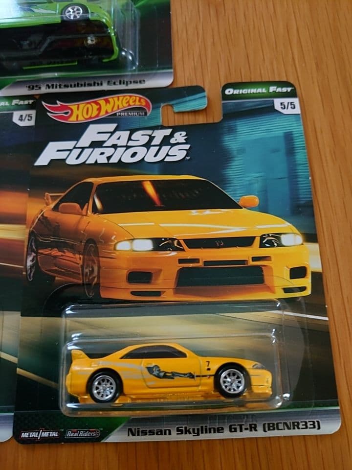 ホットウィール ワイスピ ORIGINAL FAST 5台セット