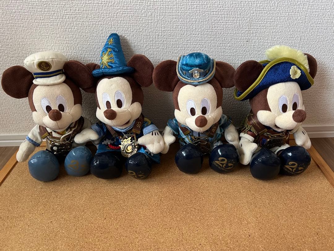 ディズニー　シー　20周年　ぬいぐるみ　セット
