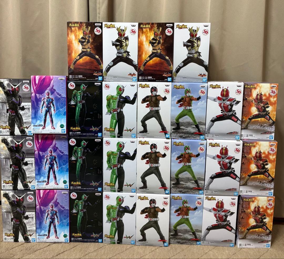 仮面ライダー　英雄勇像　28個