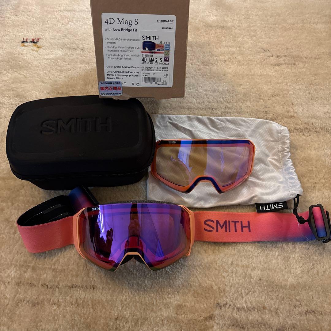 SMITH 4D Mag S Low Bridge Fit ゴーグル