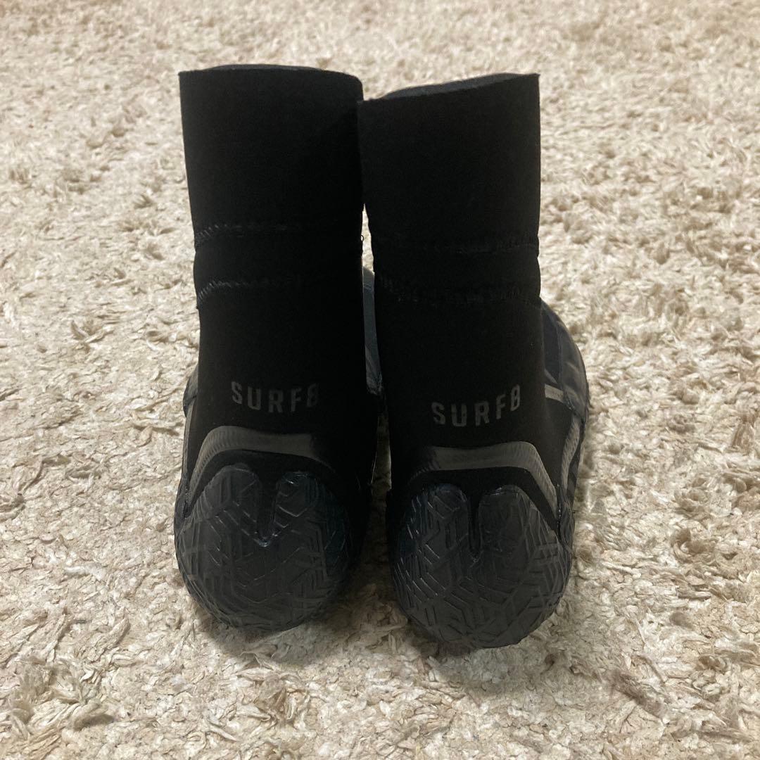 SURF8ブーツ/スプリットソール中割れ24.0cmブラック