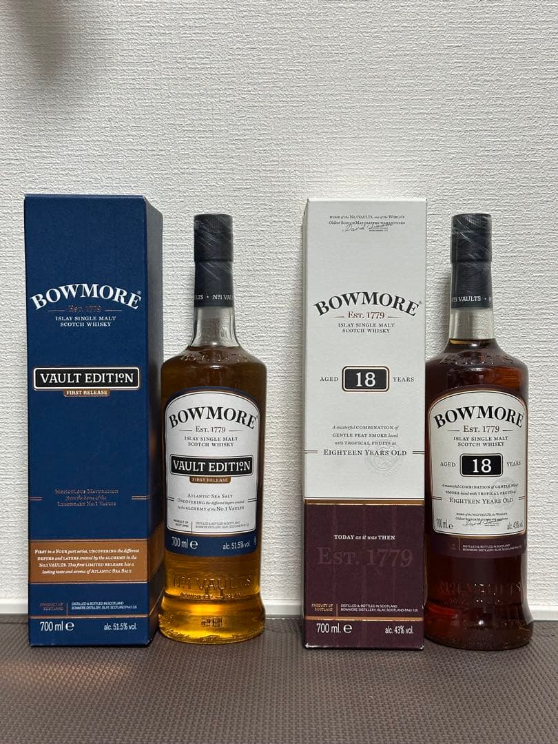 希少 BOWMORE ボウモア ヴォルトエディション & 18年 アイラの女王