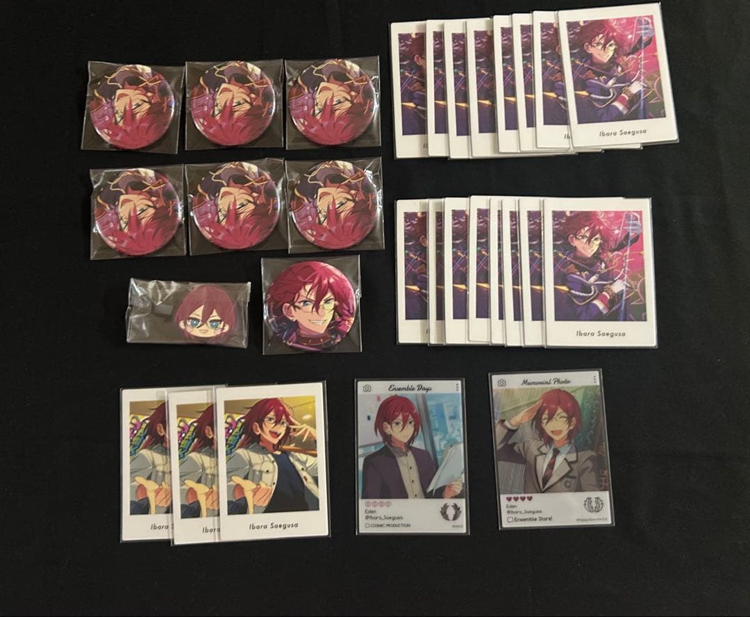 ぱしゃっつ 七種茨 エモカ コレクション缶バッジ Oct 前髪クリップ