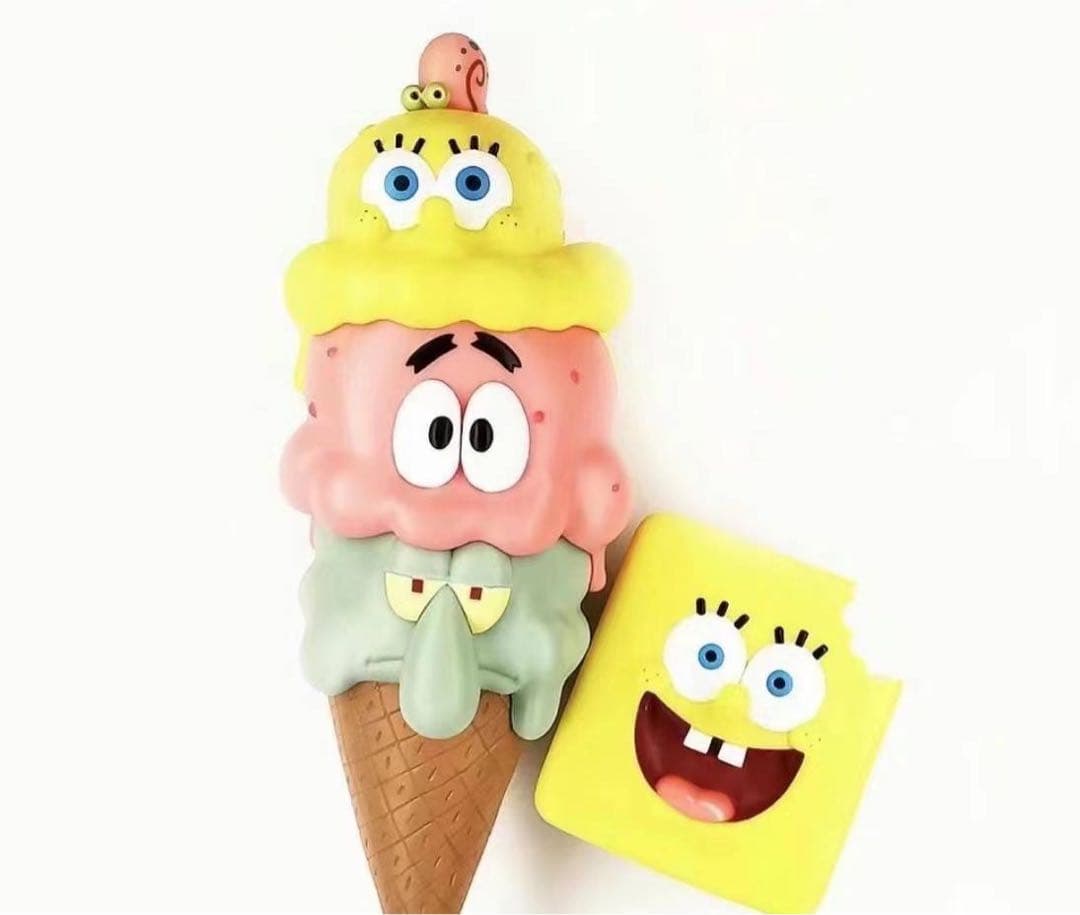 Toyqube フィギュアセット　アイスクリームコーン　サンドイッチ