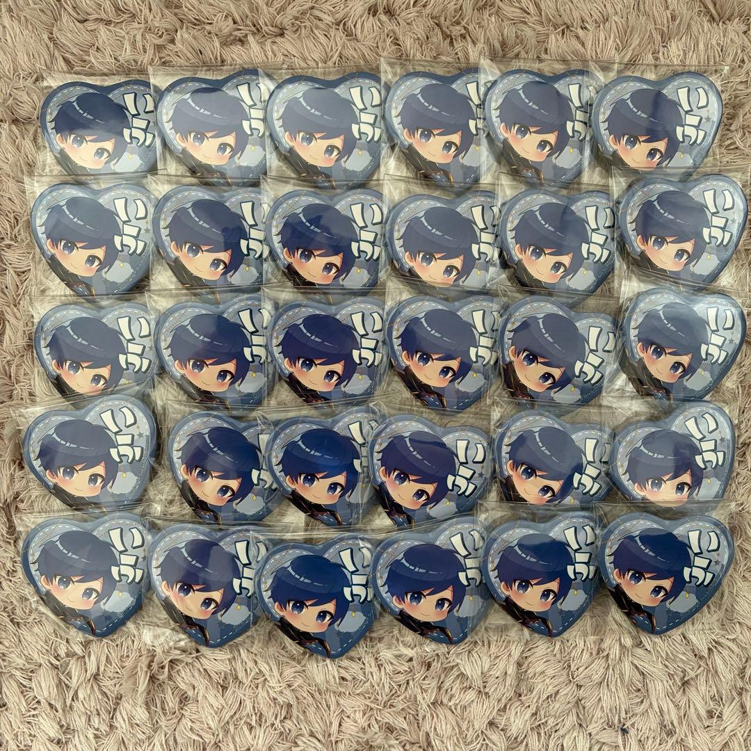 If 缶バッジ ハート缶