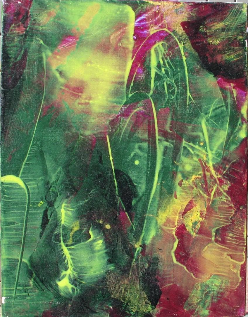 現代美術作家,大澤哲郎「untitled to-355」F6号アクリル