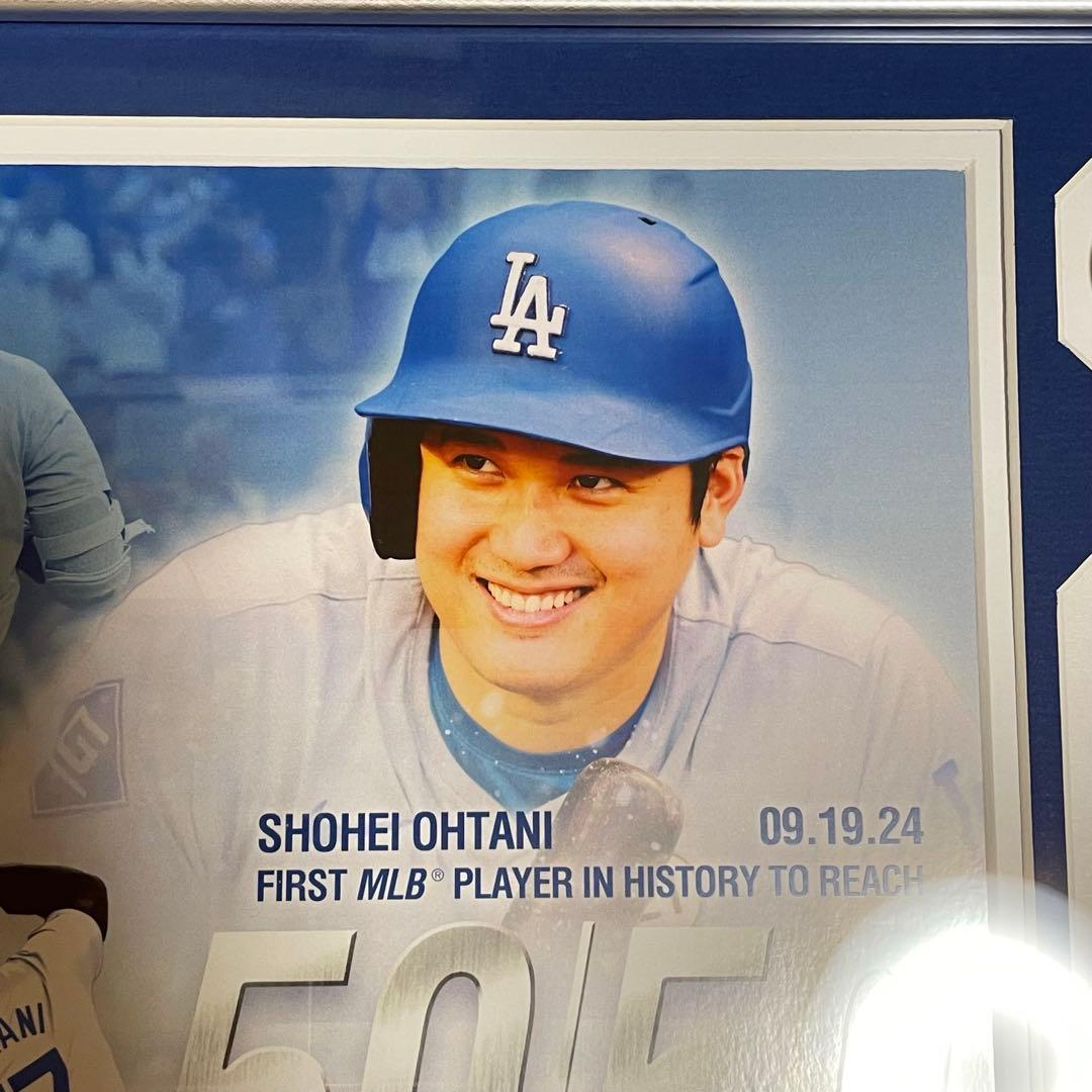 大谷翔平50-50記録達成ダブルフォトミントシリアル番号付き 2024