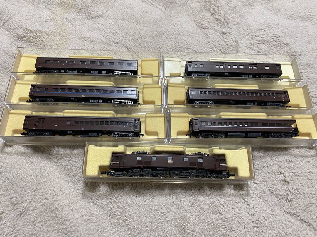 Nゲージ　ＫＡＴＯ カトー EF58茶　306-1　7両セット　当時物　レア商品