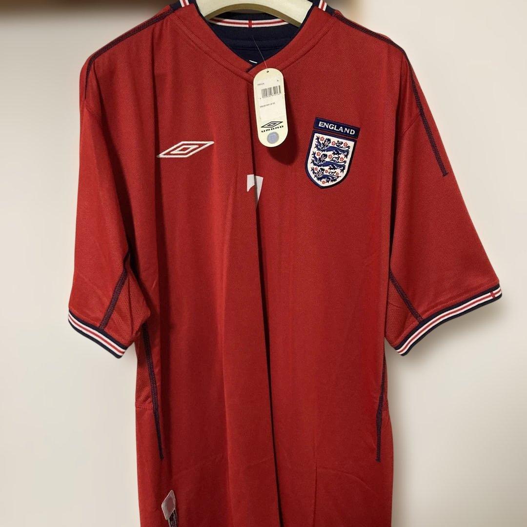 須*賀様 【未使用】イングランド代表　ベッカム　7番ネーム有　タグ有　ユニホーム