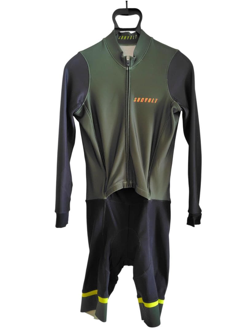 SUNVOLT サンボルト サーモ ワンピース M カーキ サイクルウェア 美品