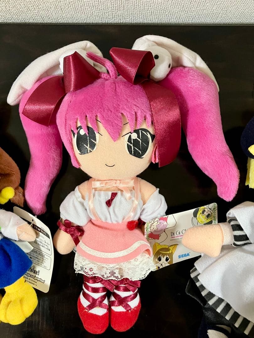 お値下げ　デ・ジ・キャラット　ぬいぐるみ 3体セット　うさだ　ぴよこ　ぷちこ