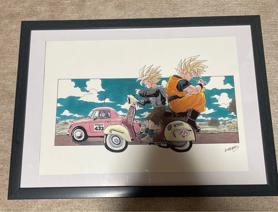 鳥山明　ドラゴンボール　複製原画　1995年鳥山明の世界展