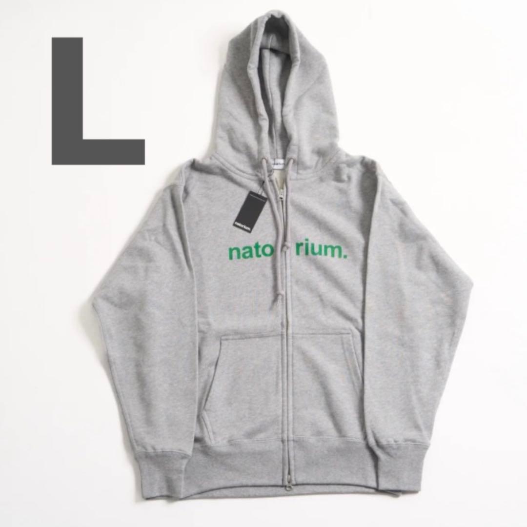 なとり　natorium zip Hoodie　グレー