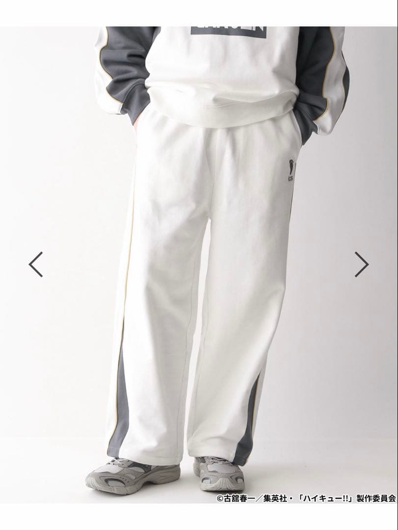 ハイキュー andst 刺繍プリントスウェットクルー&パンツ M