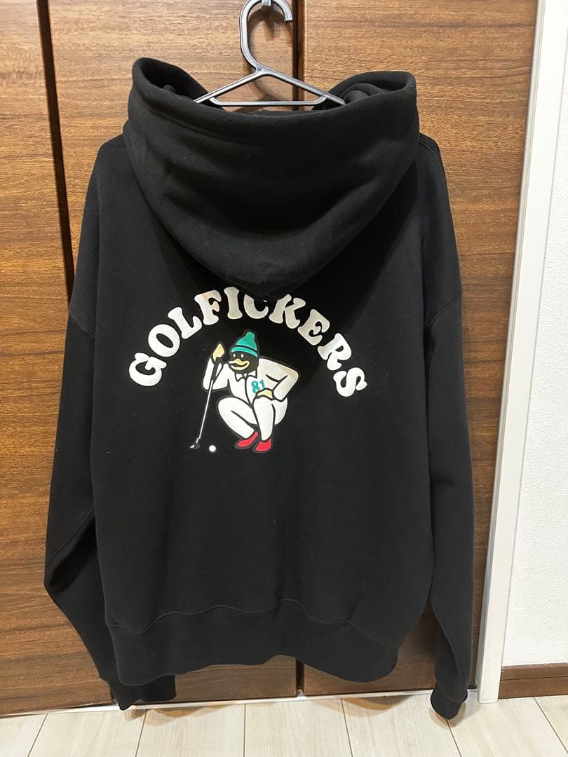 ゴルフィッカーズ フーディー パーカー ブラック XL