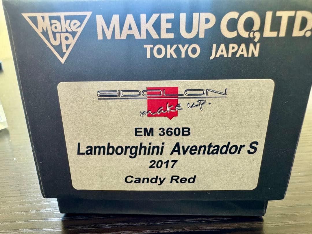 Lamborghini Aventador S 赤1/43 Make Up製