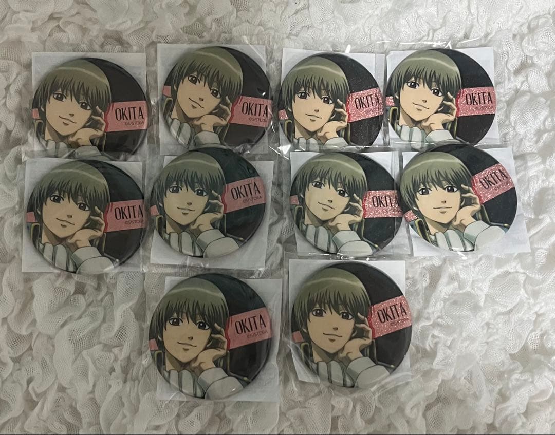 銀魂 わーるど 缶バッジ 沖田総悟