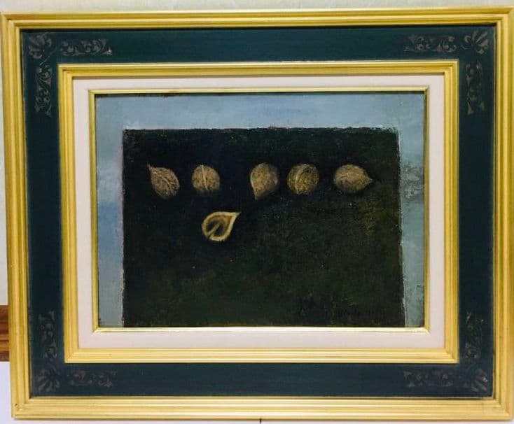 くるみ　油絵　F4(242×333mm)