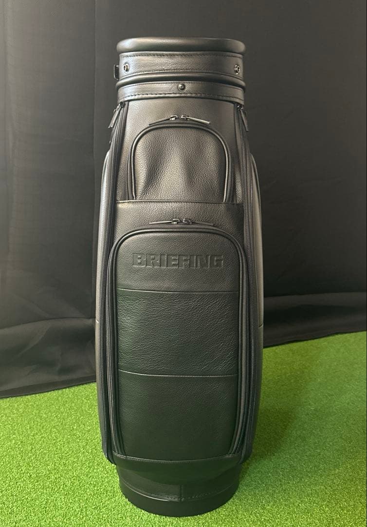 BRIEFING GOLF 限定完売品　シュリンクレザーキャディーバッグ　本革
