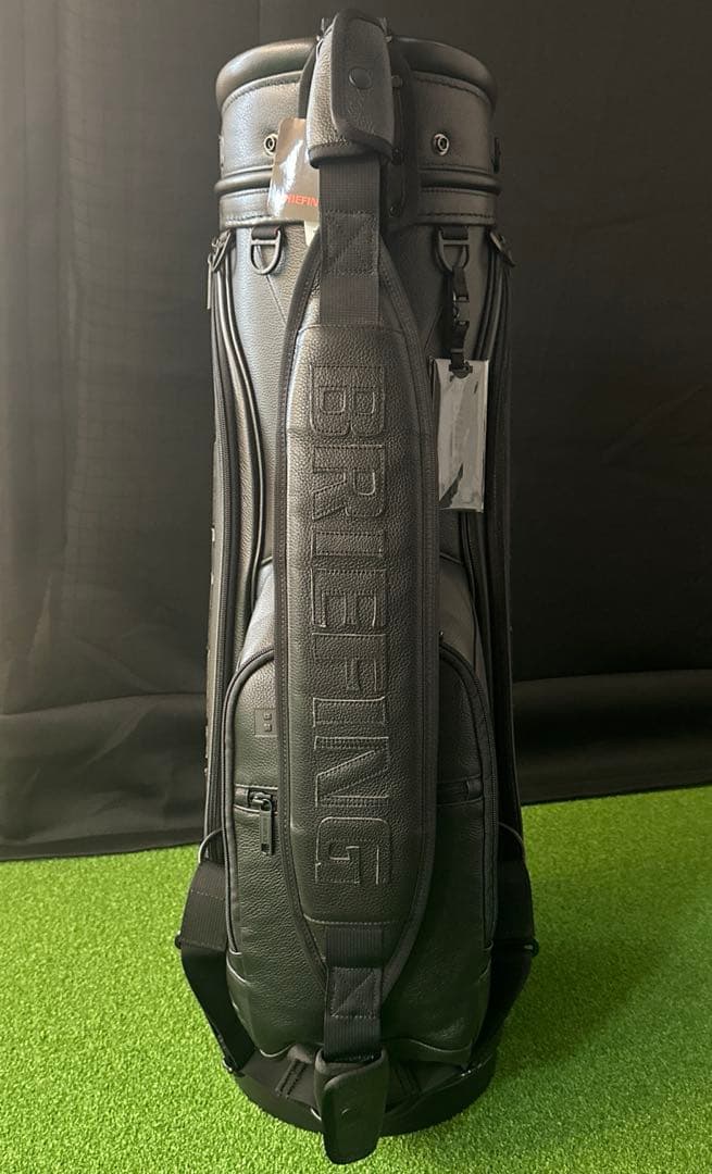 BRIEFING GOLF 限定完売品　シュリンクレザーキャディーバッグ　本革
