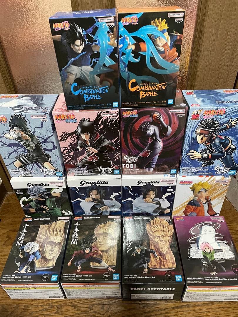 NARUTO フィギュア vibration stars サスケ カカシ トビ