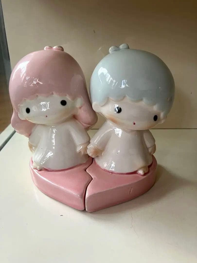 LittleTwinStars キキララ　貯金箱　1976年　レア　昭和レトロ