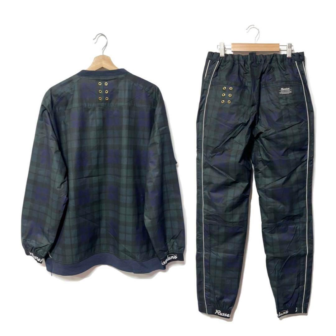 新品 ラッセルノ ゴルフ フラグローズ ロゴ プルオーバー セットアップ L 5