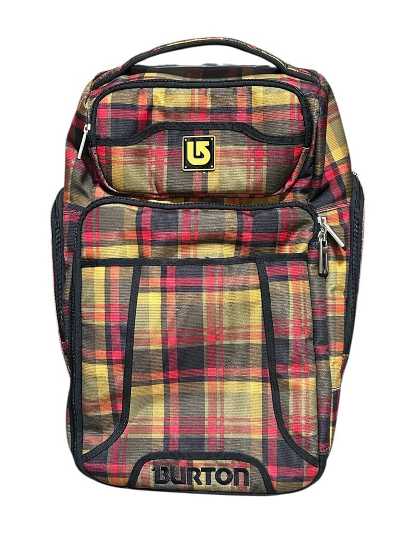 BURTON バートン キャリーバッグ チェック柄 マルチカラー 静音 デザイン