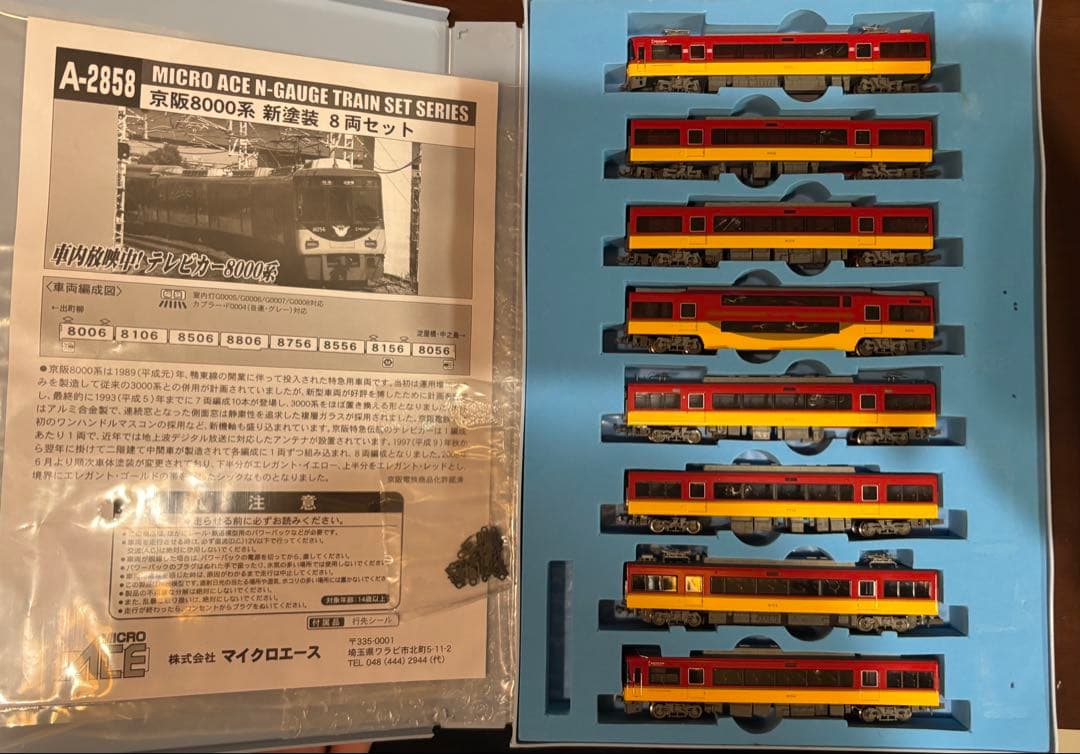 【ジャンク】MICRO ACE A-2858 京阪8000系 8両セット