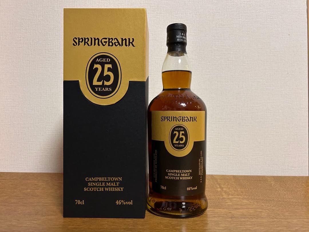 2023年瓶詰 スプリングバンク 25年 検索 18年 21年 30年