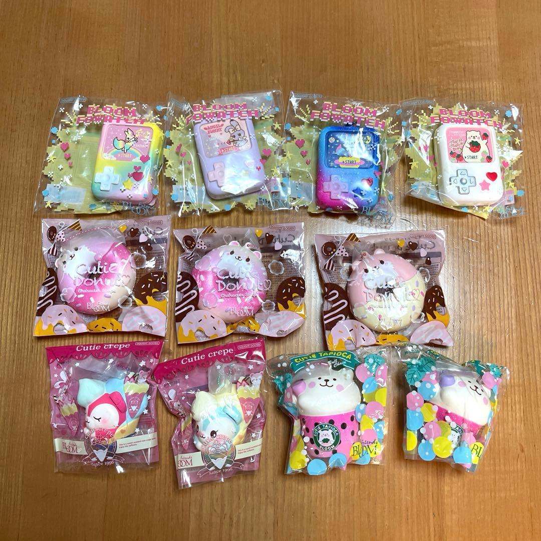 スクイーズ　ホワッチ　ドーナツ　クレープ　タピオカ　ibloom squishy