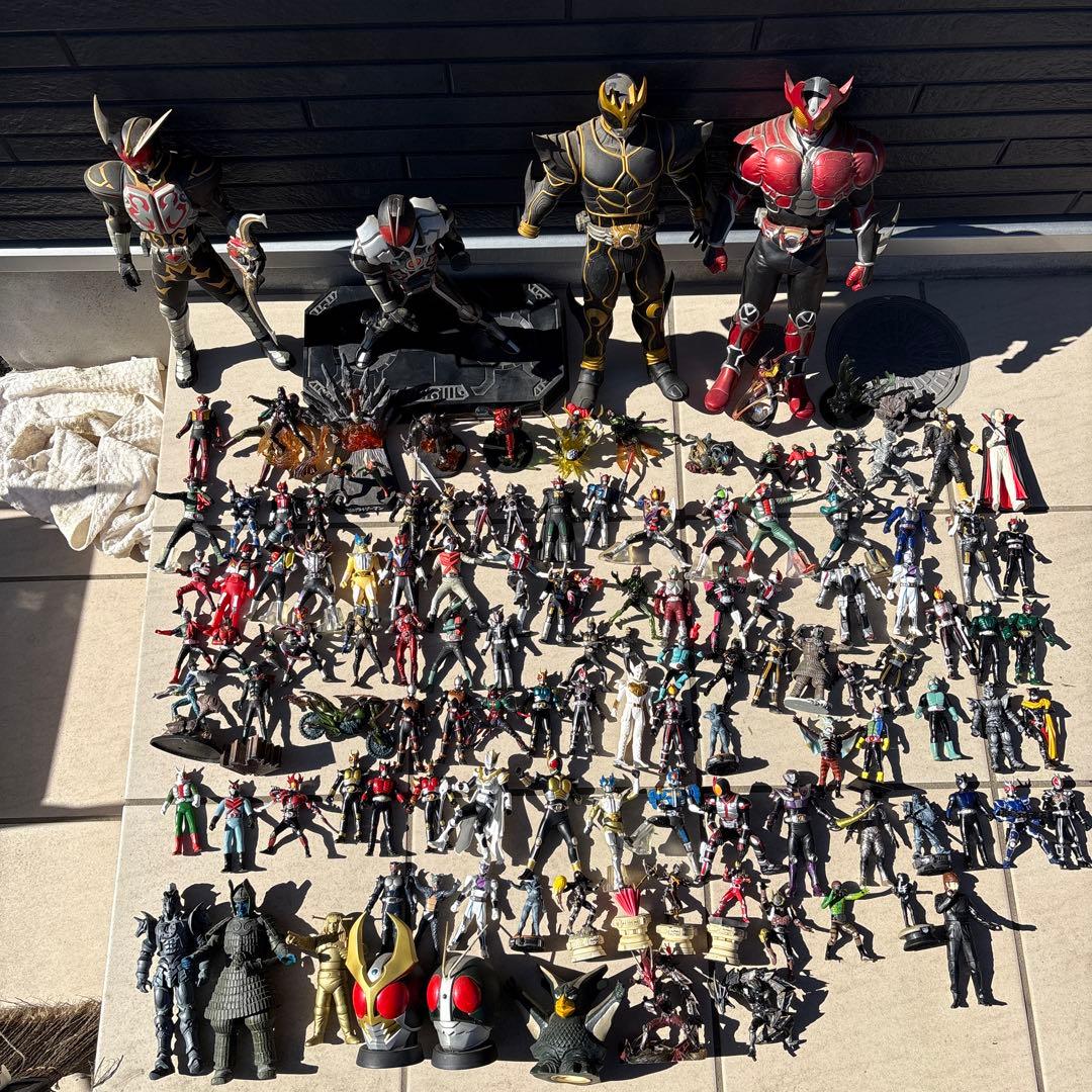 仮面ライダー フィギュアセット 約100体以上　レトロ