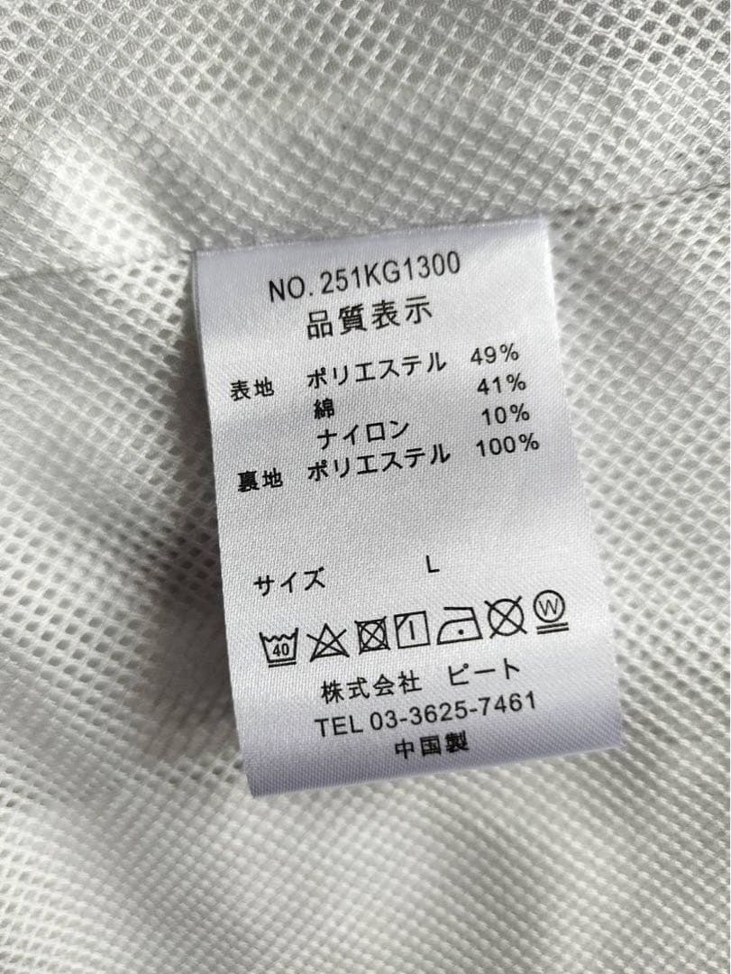 KARL KANI ゴルフ　セットアップ 　ホワイトメッシュ　カール　カナイ