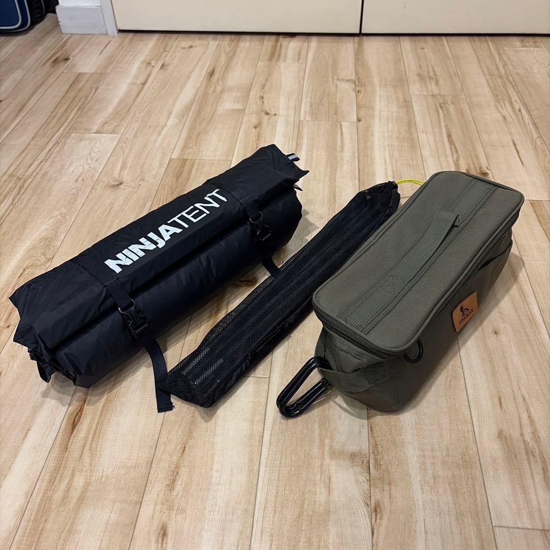 【セット販売】NINJA TENT（NINJA STICK &スチールペグ付き）