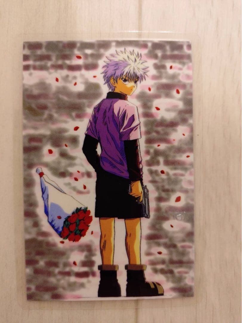 【稀少】【値下げ】旧HUNTER×HUNTER キルア　ラミネートカード