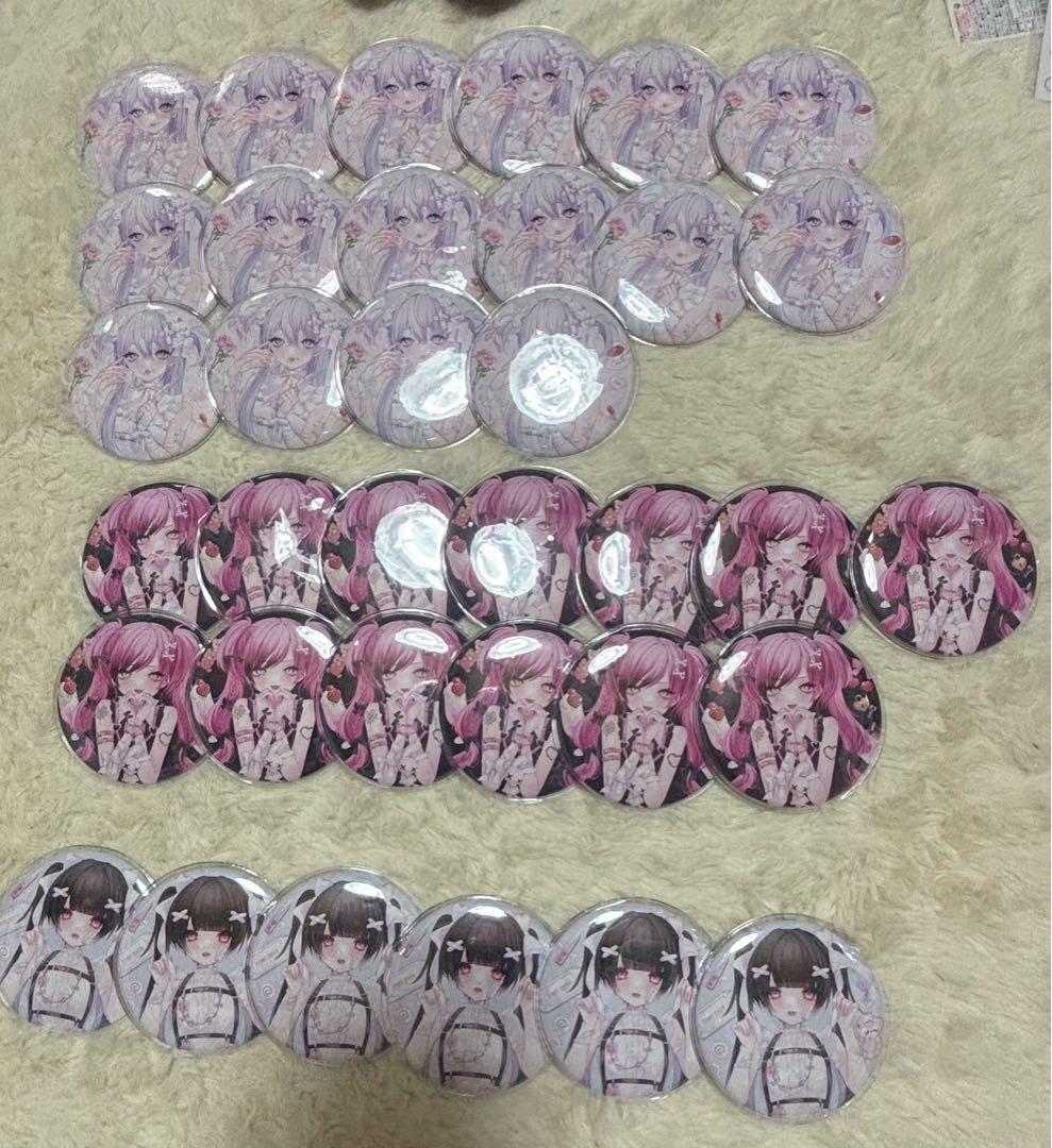 ビビちゃん　缶バッジ　Lafary セット　量産型　地雷系