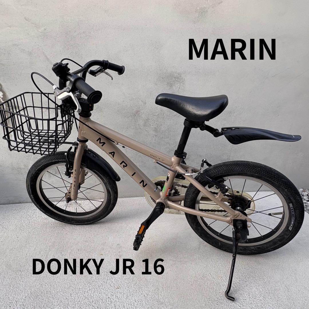 梱包たのメル便送料込みMARINドンキージュニアDONKYJR16 子供用自転車