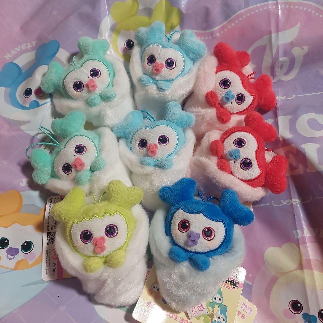 【GiGO限定】TWICE おくるみマスコット　5種8点セット　まとめ売り