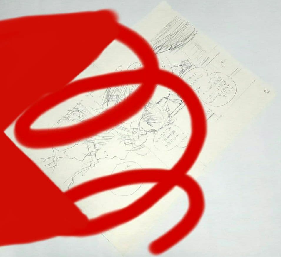 ヴァンパイア騎士　下絵　原画展★原稿 直筆イラスト　零 英　④