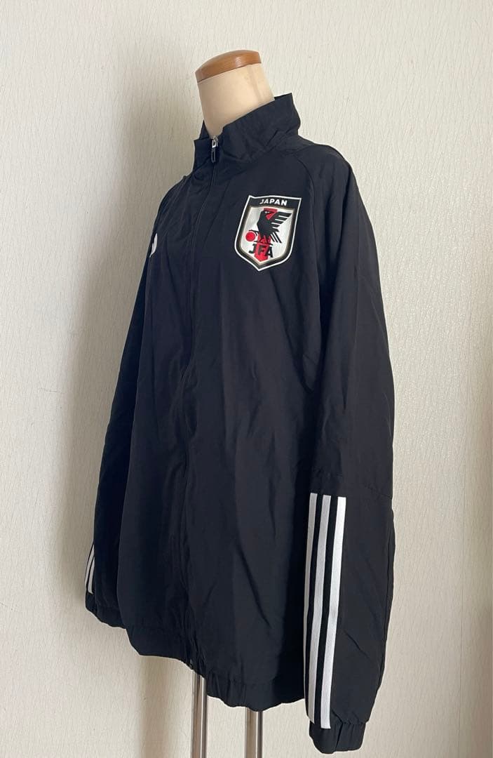 adidas アディダス JFA ウインドブレーカー ウェア黒 3XLサイズ