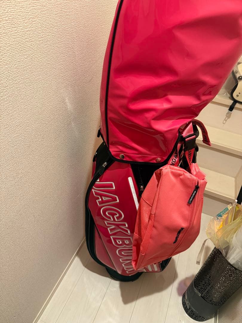 JACK BUNNY ゴルフバッグ ピンク