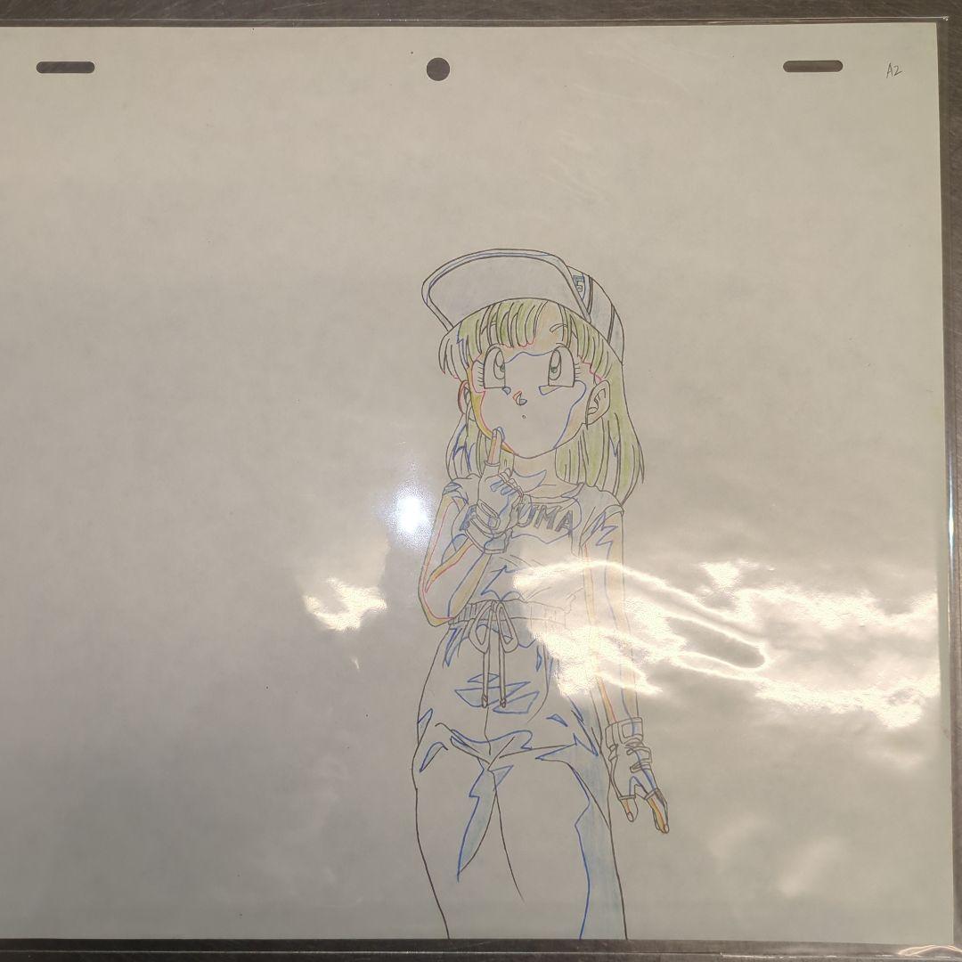 【貴重】【美品】ドラゴンボール『ブルマ』《原画・動画・レイアウト》鳥山明・東映