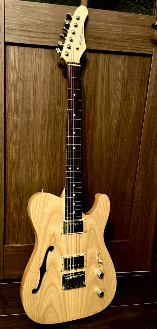 中古　志田工房 kuhl テレキャスター　シンライン　日本製　オーダーギター