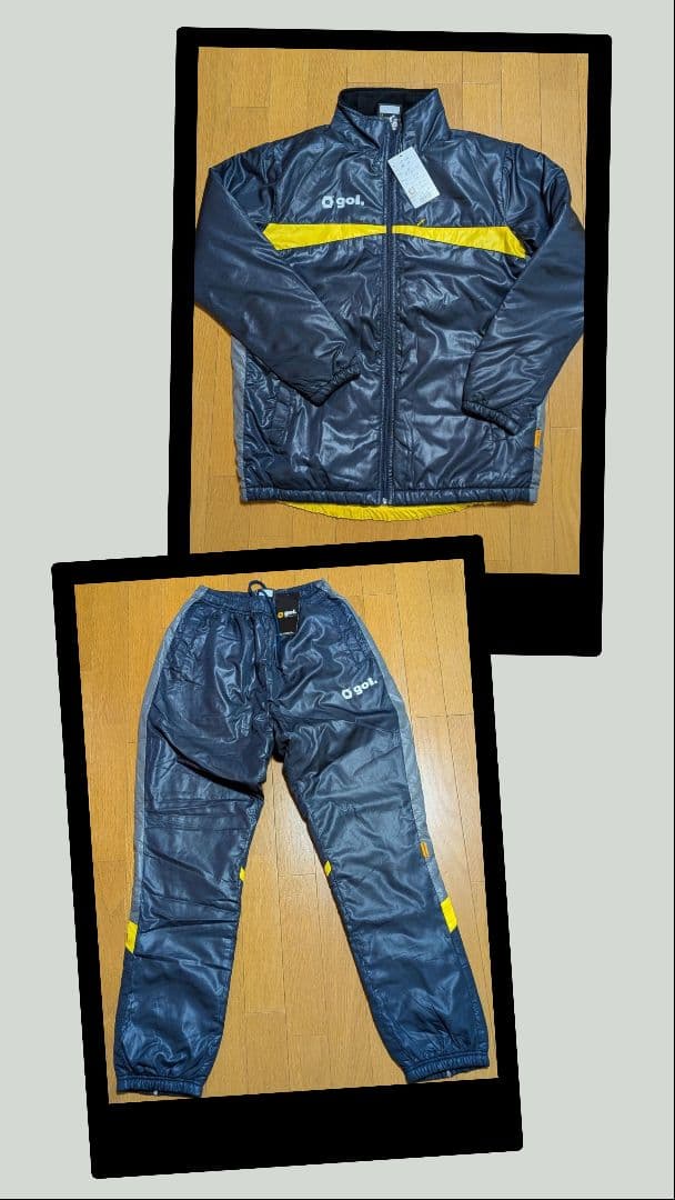 gol ゴル　ウォーマー上下セット　M寸　ネイビー