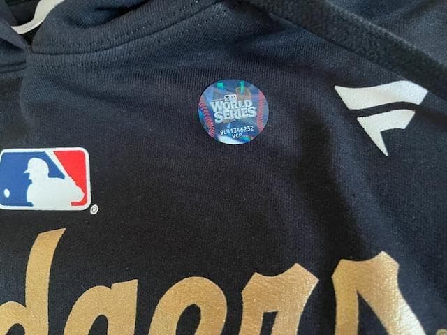 大谷翔平NLCS2024チャンピオン選手ロッカーROOMBLACKフディ使用M